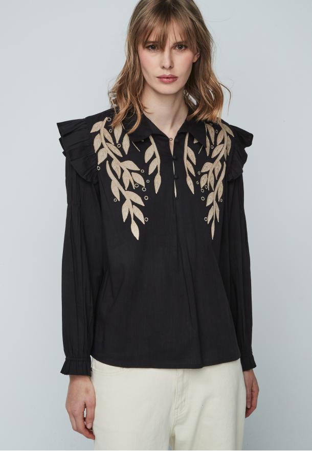 Blusa Greta NEGRO
